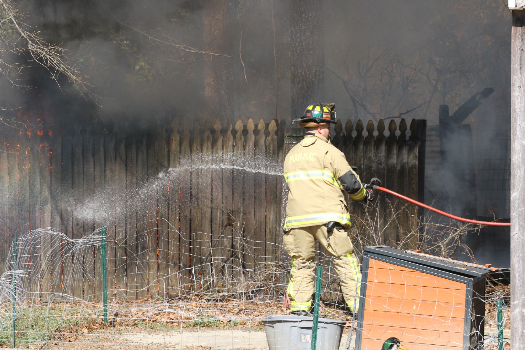 A Busy Day for Firefighters in Wayne County