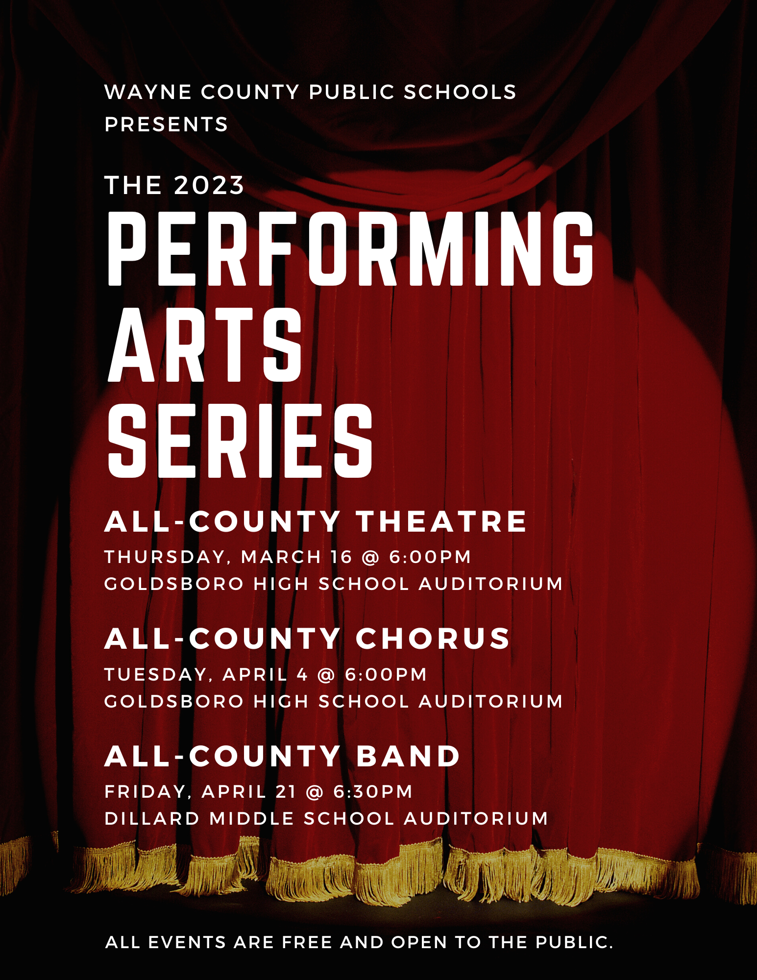 WCPS presents 2023 Performing Arts Series