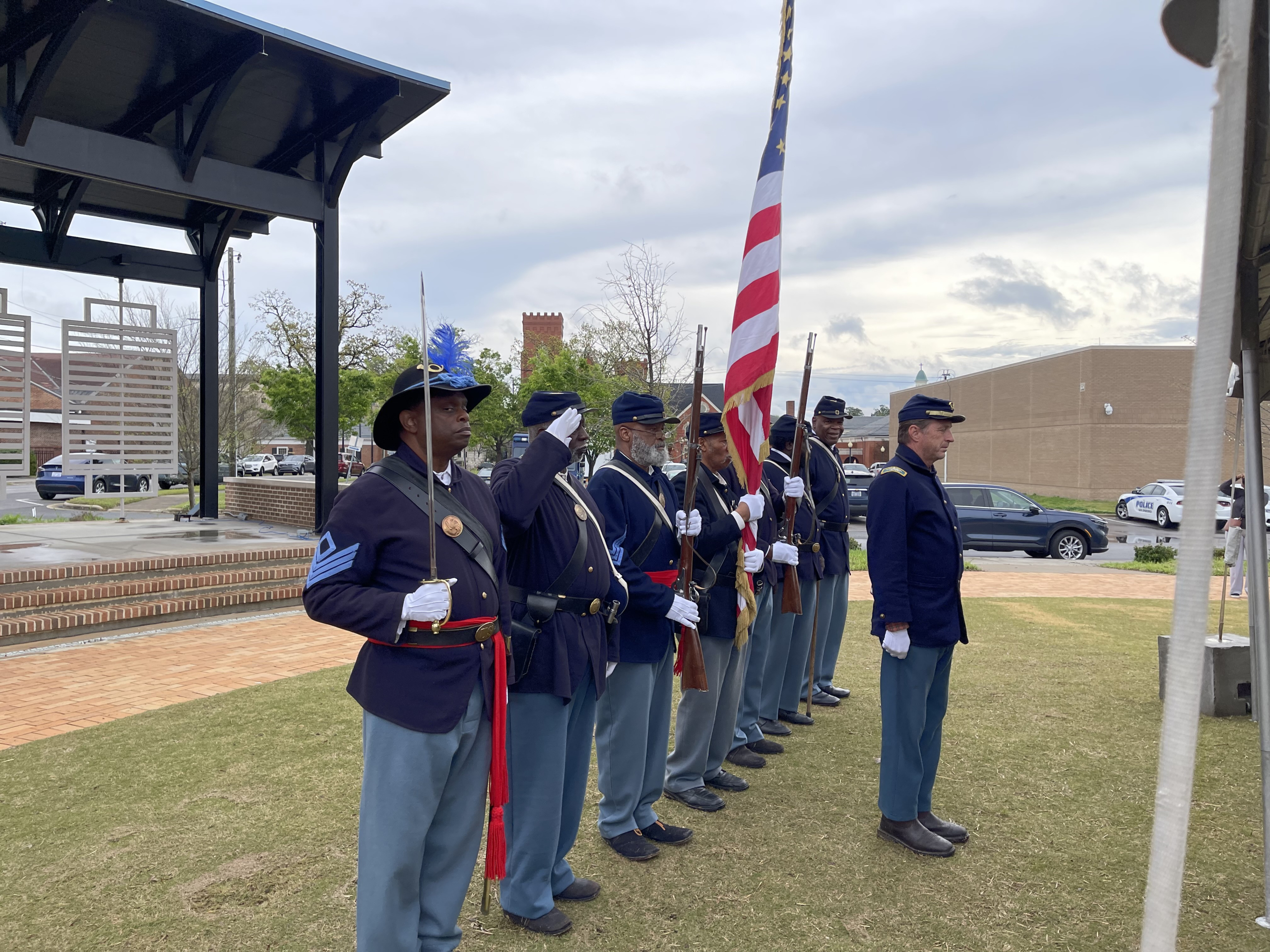 Historical Marker Dedicated to the 135th USCT