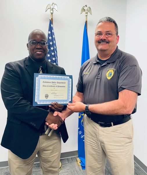 Goldsboro Police Congratulates Major Canady