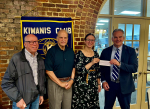 Sunrise Kiwanis Donates $500 to Arts Council