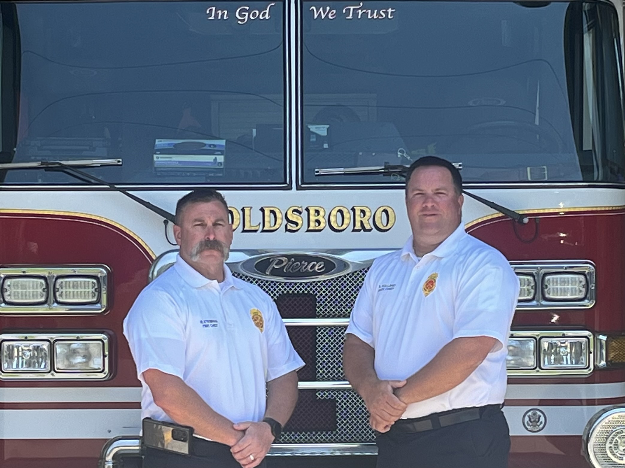 Stempien, Holland First CFO’s in Goldsboro Fire Department History