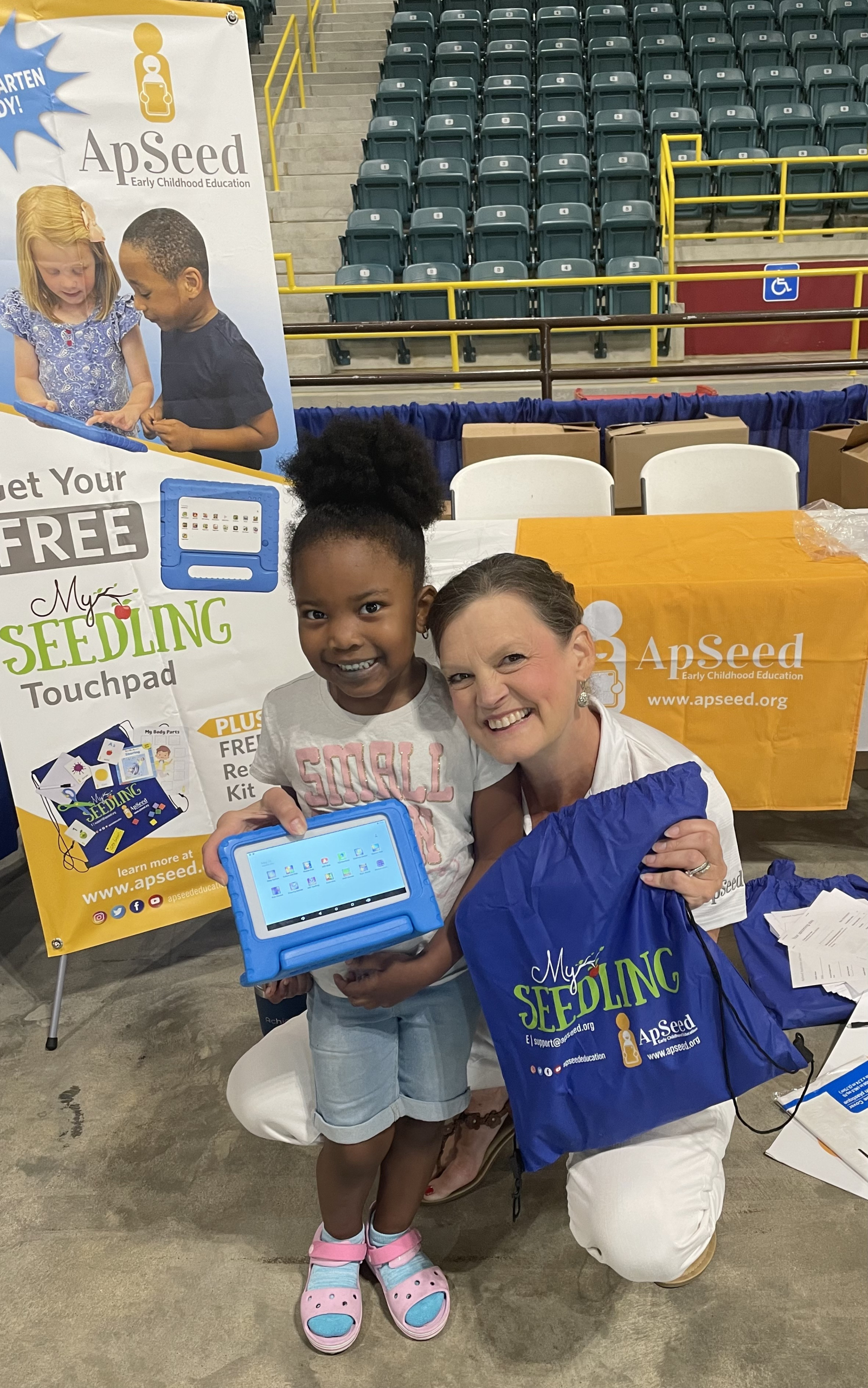 Free “Seedling” Educational Touchpads Distributed in Duplin County