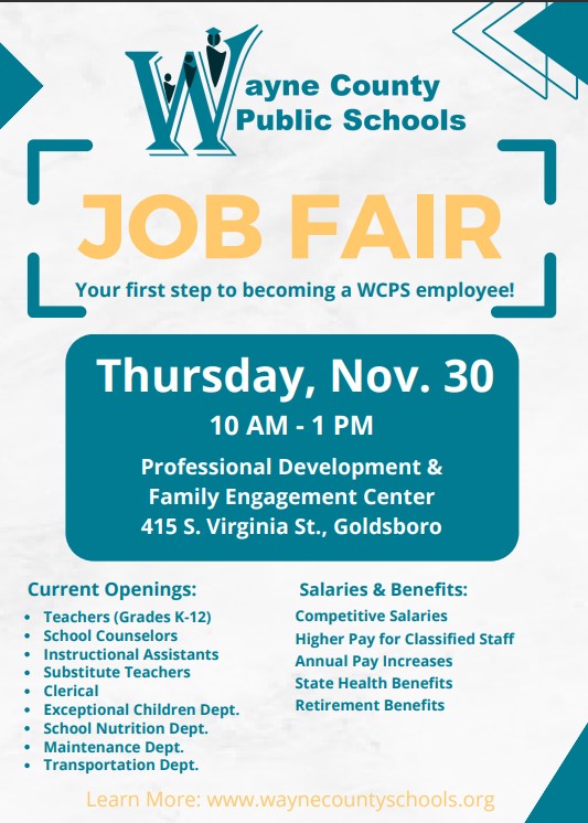 WCPS to Host Job Fair