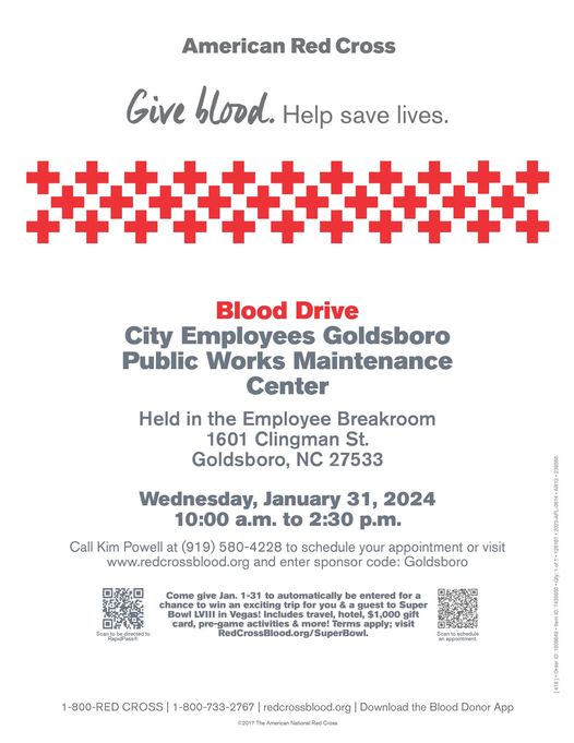 Blood Drive to Address Emergency Shortage Being Held Wednesday