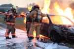 Vehicle Fire Closes Southbound Lane of 117 Bypass