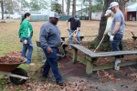 Large Group Turns Out to Clean Up Westbrook Park