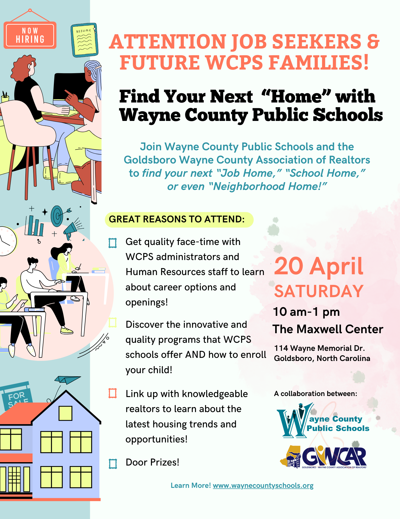 WCPS to Host Find Your Next “Home” Event