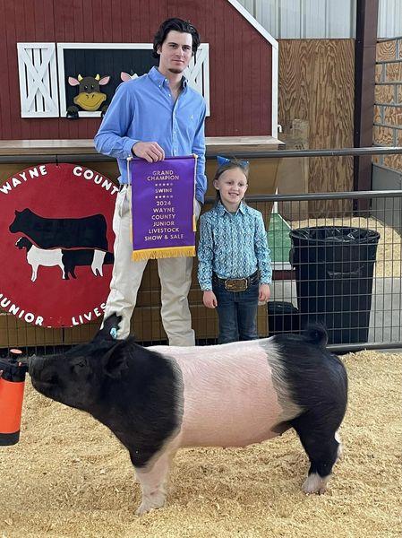 Sanderson Named Grand Champion at Junior Livestock Show