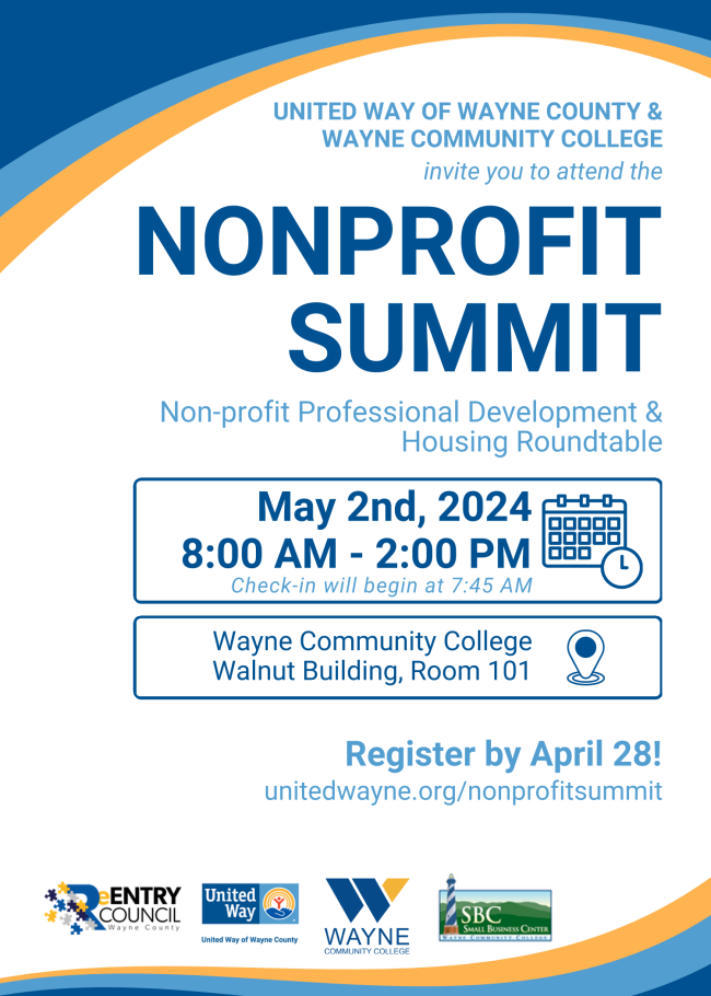 Registration for United Way Non-Profit Summit Closes on Sunday