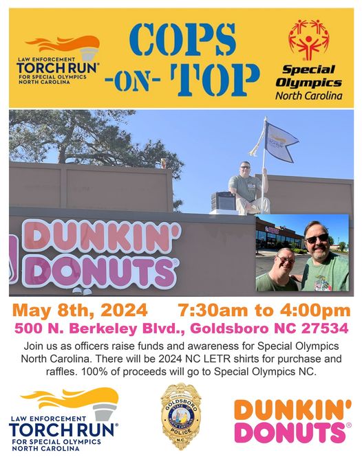 Goldsboro Police to Raise Money for Special Olympics