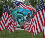 Flags Honor Memory of Fallen Soldiers