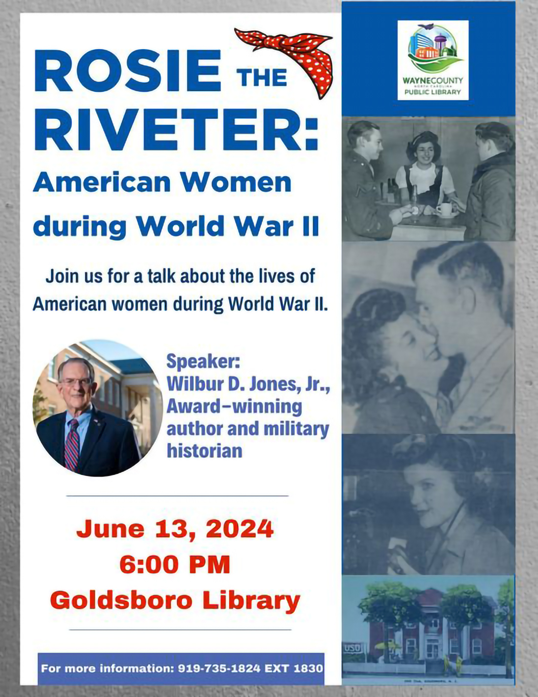 WCPL Hosting Presentation on Women in WWII