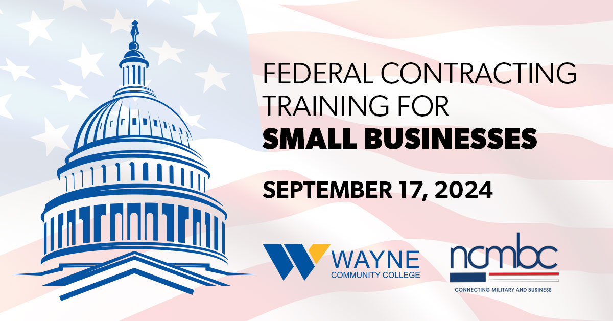 WCC Military Business Center to Hold Federal Contracting Training