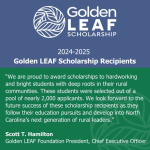 Seven Wayne County Residents Receive Golden Leaf Scholarship
