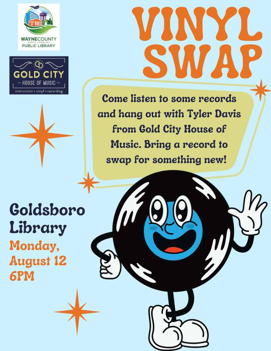 Wayne County Public Library Hosting Vinyl Swap