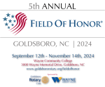 WCC Hosting Goldsboro Rotary’s Fifth Annual Field of Honor