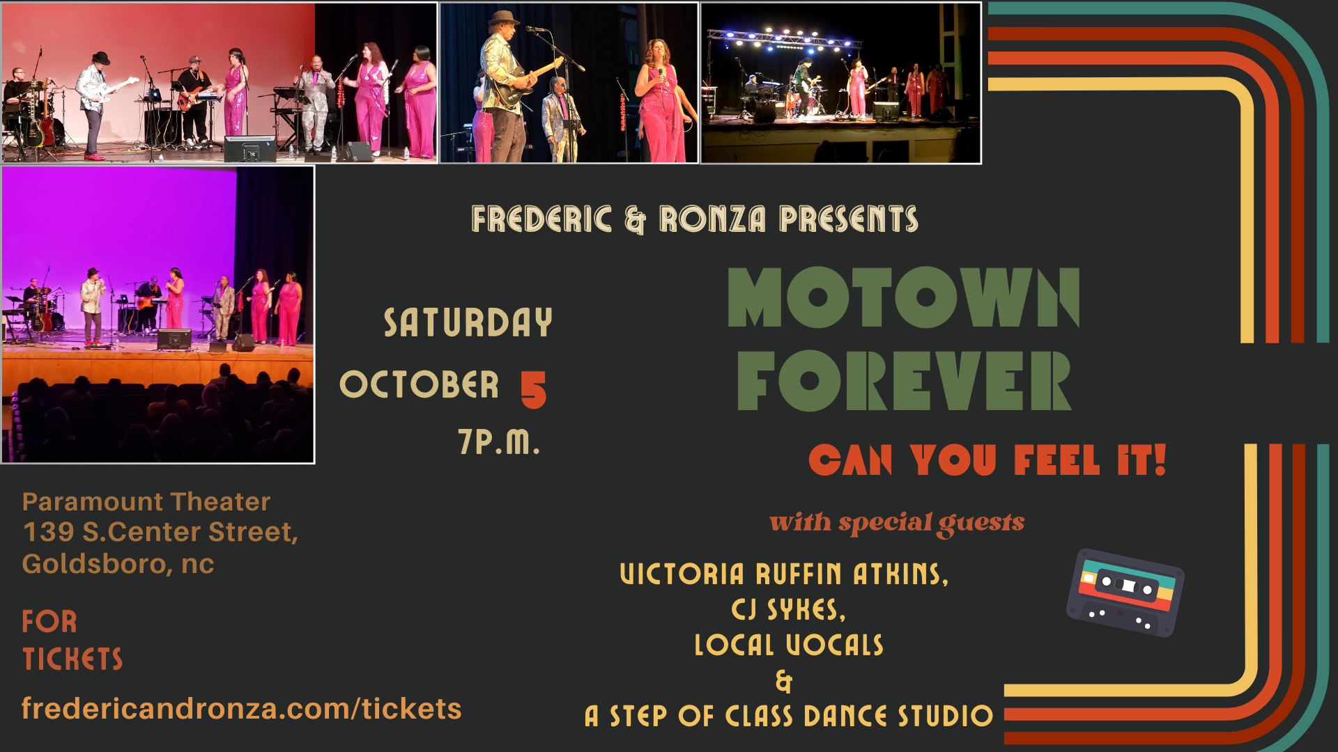 Frederic and Ronza presents Motown Forever – Can You Feel It!