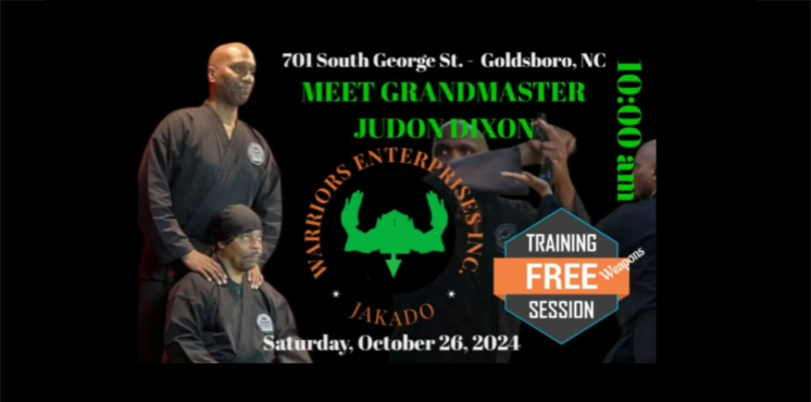 FREE Self Defense Session with the Grandmaster of Jakado Martial Arts