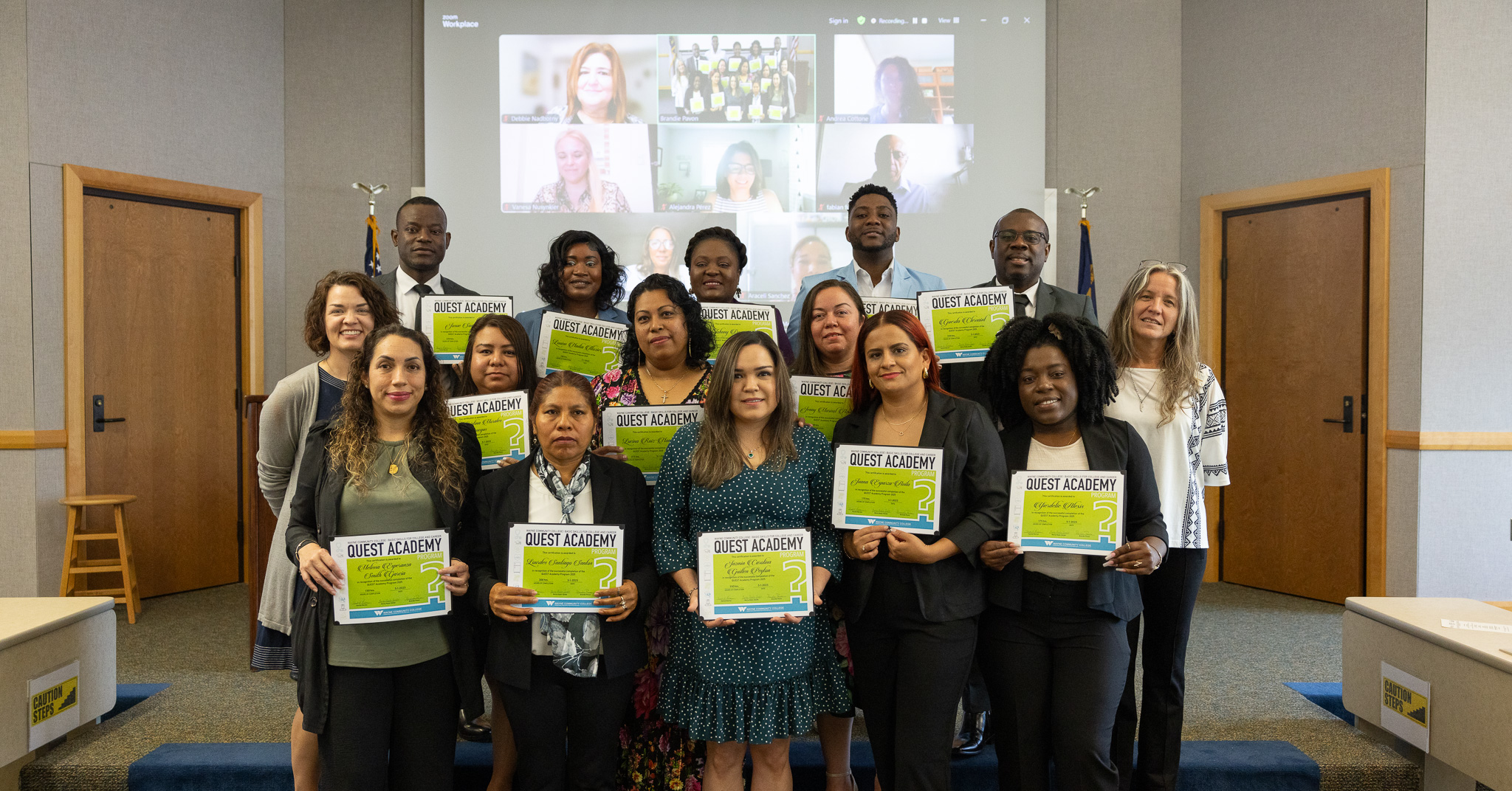 English Language Learners Celebrate Milestone as They Graduate from WCC’s Quest Academy