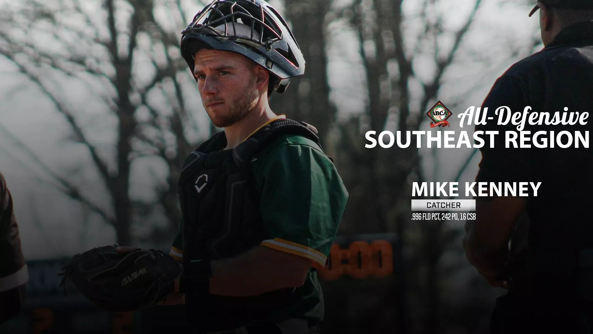 Wall Behind the Plate: UMO’s Mike Kenney Earns ABCA All-Defensive Honors