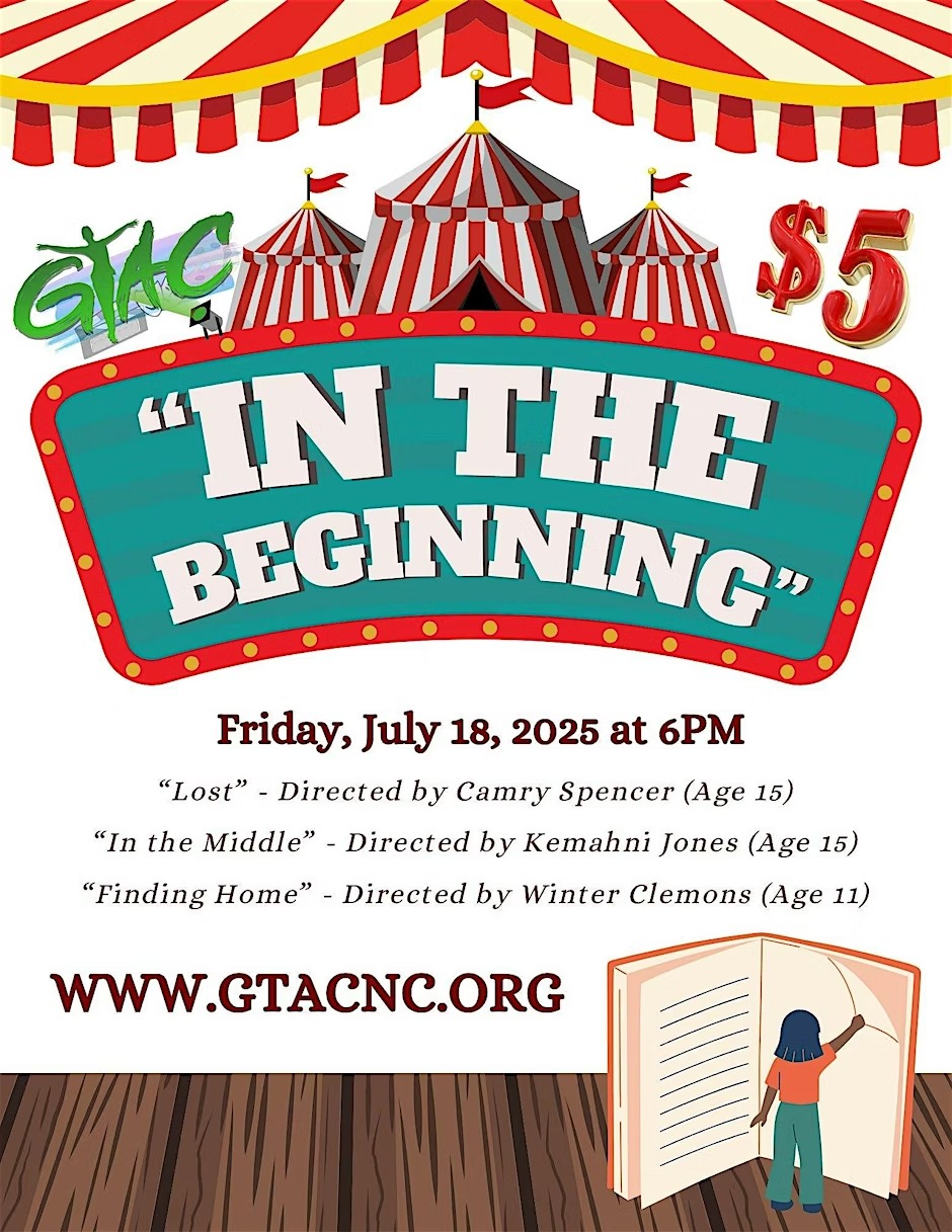 Tonight Young Directors Take Center Stage at Greenville Theatre Arts Center
