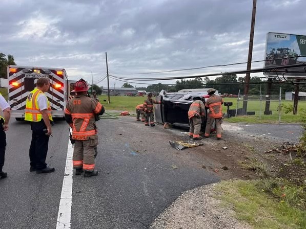 Driver Safely Extricated Following Serious Highway 117 Accident