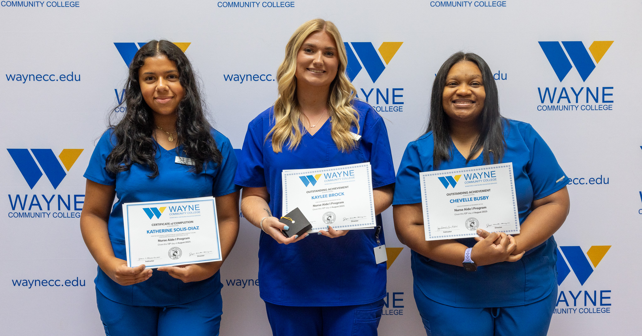 Wayne Community College Celebrates Allied Health Program Graduates at Summer Pinning Ceremony