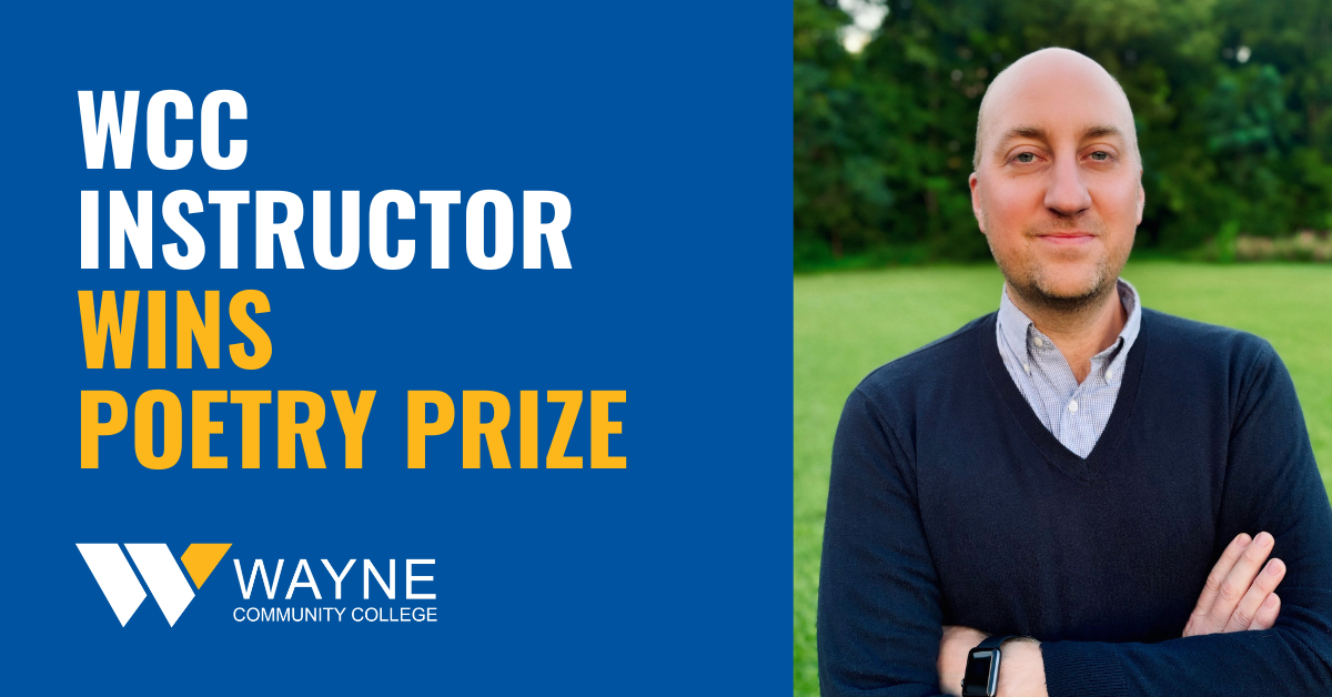 Wayne Community College Instructor Wins First Place in Statewide Poetry Contest