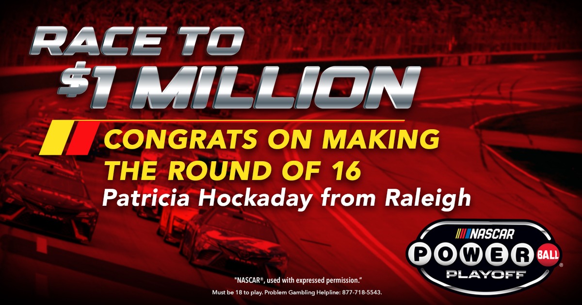 Raleigh Woman Named Finalist for $1 Million NASCAR Powerball Playoff Prize