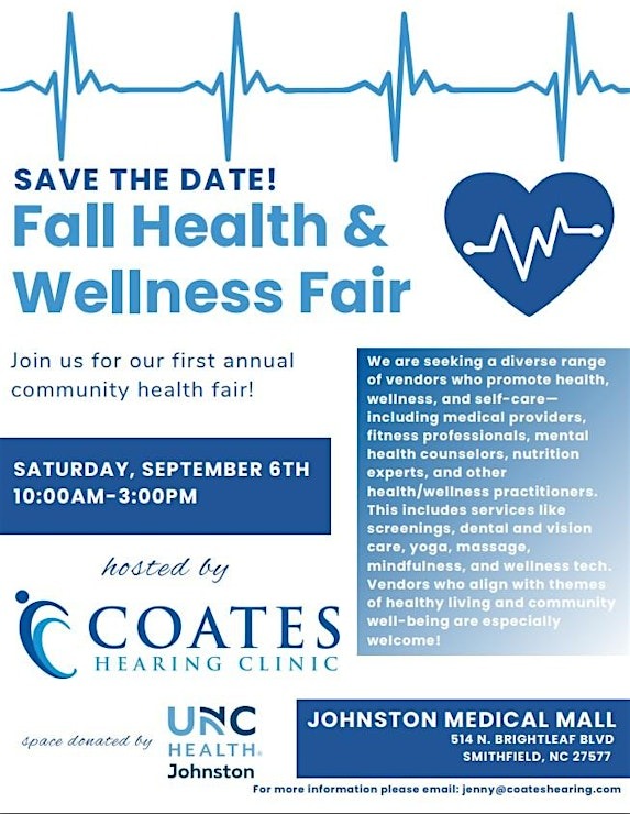Johnston Medical Mall to Host Fall Health and Wellness Fair This Weekend