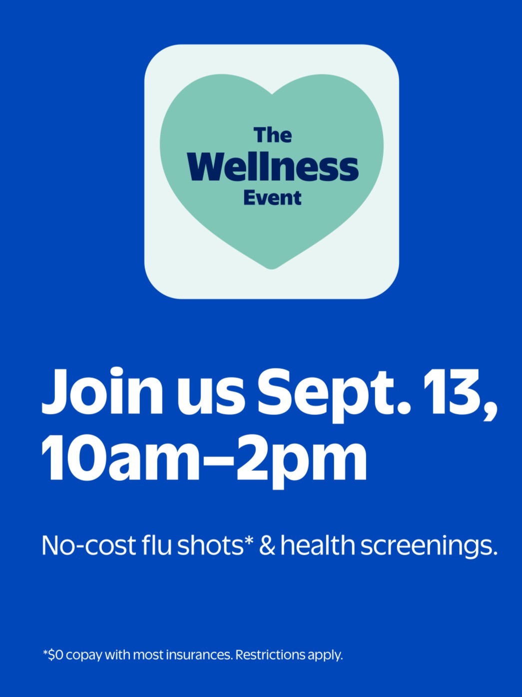 Walmart to Host Nationwide Wellness Event Offering Free Health Screenings and Affordable Immunizations