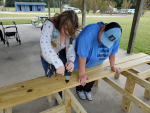 Local Girl Scout Creates Wheelchair-Accessible Picnic Tables to Promote Inclusion
