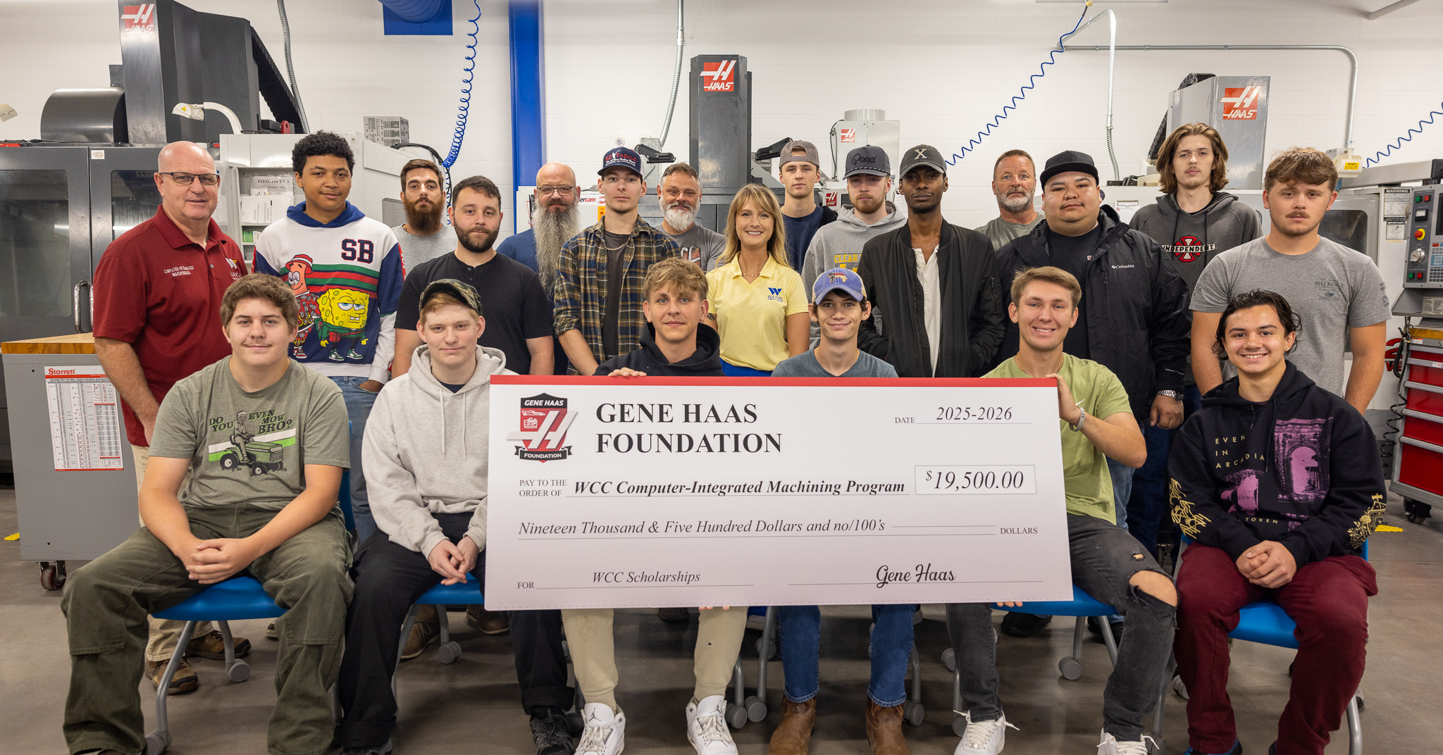 Gene Haas Foundation Awards $19,500 Grant to Wayne Community College Machining Program