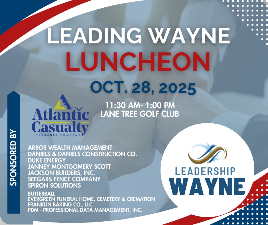 Leadership Wayne to Host Annual Leading Wayne Luncheon Featuring Panel of Local Leaders