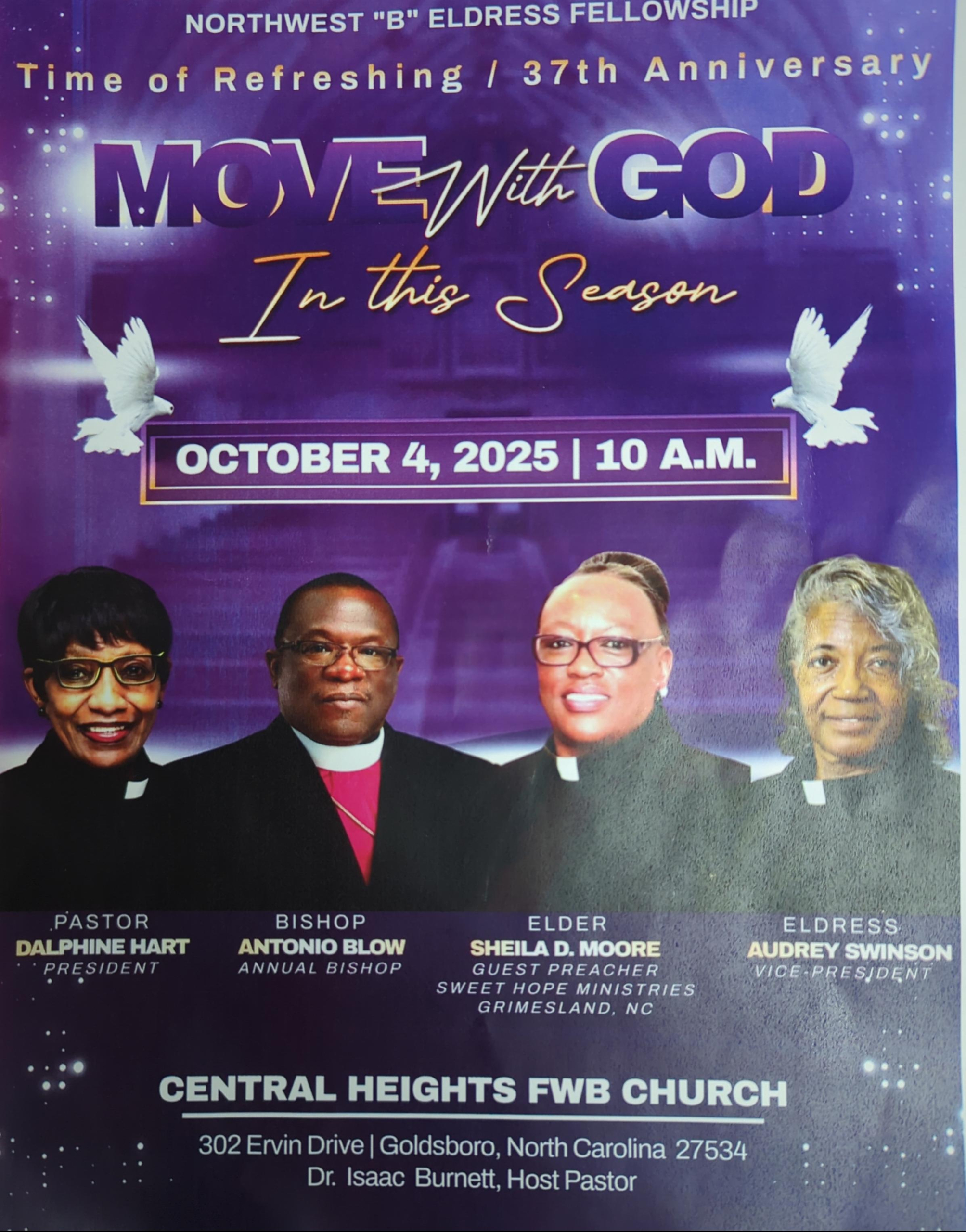 Move With God | Central Heights FWB Church 37th Anniversary