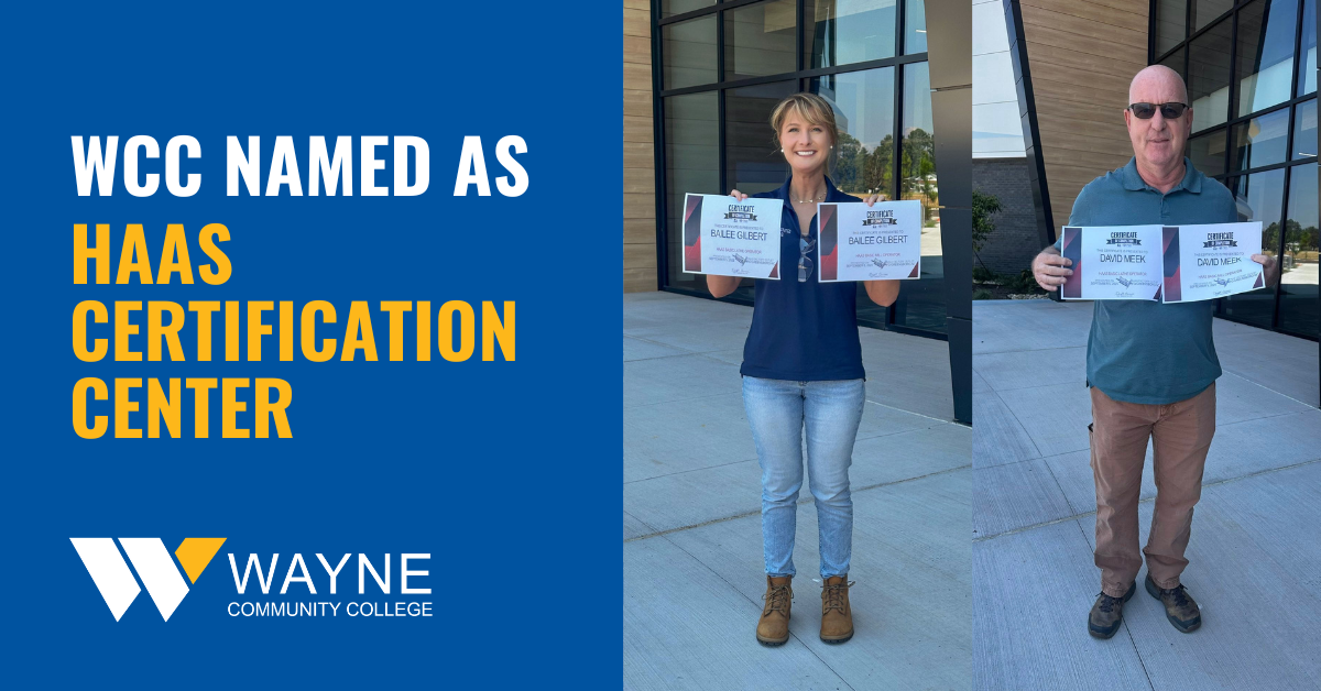 Wayne Community College Becomes Authorized Haas Certification Center