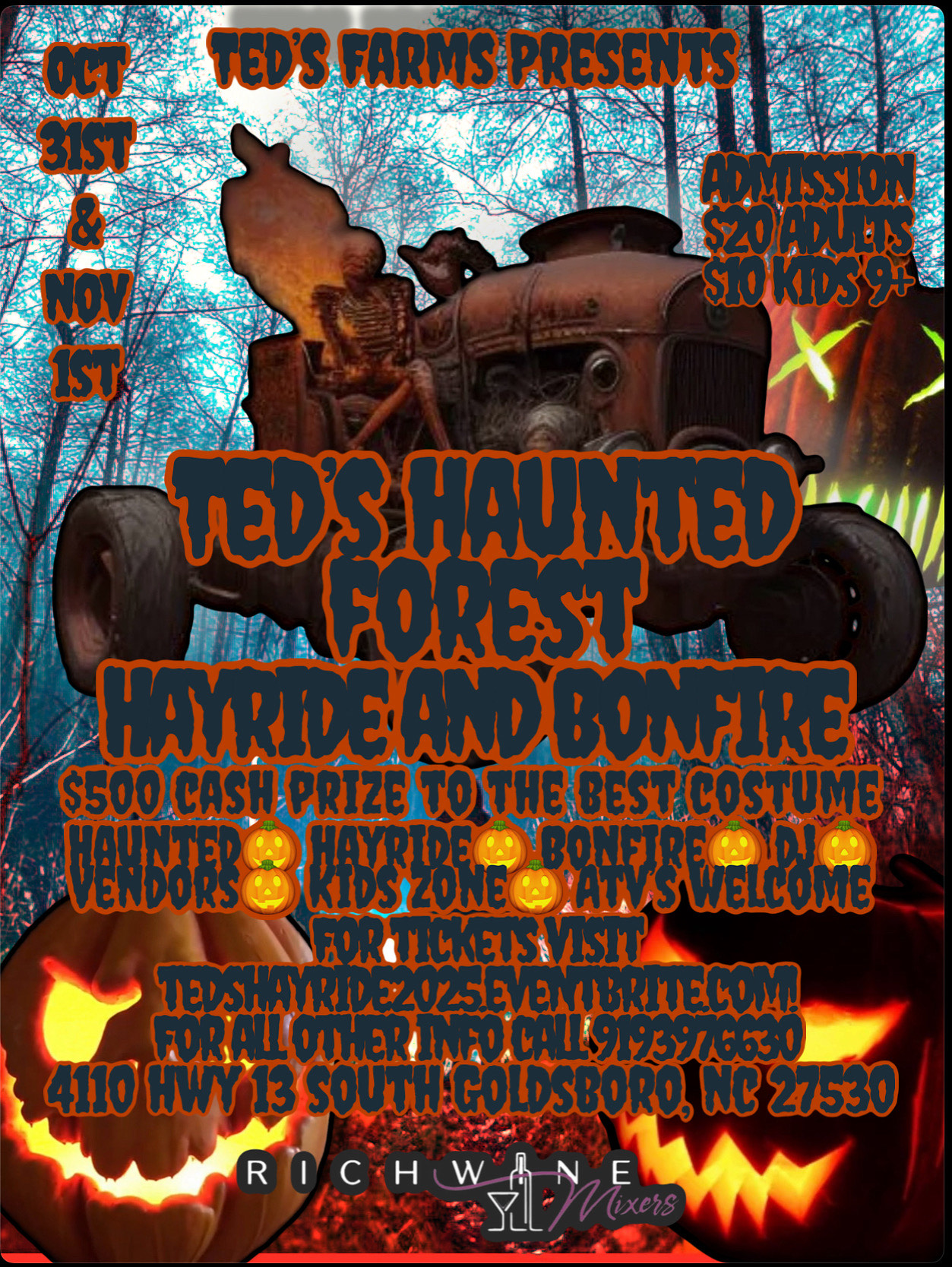 Halloween Costume Bonfire & Haunted Hayride