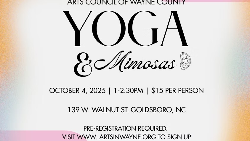 Arts Council Brings Back Monthly Yoga & Mimosas Series