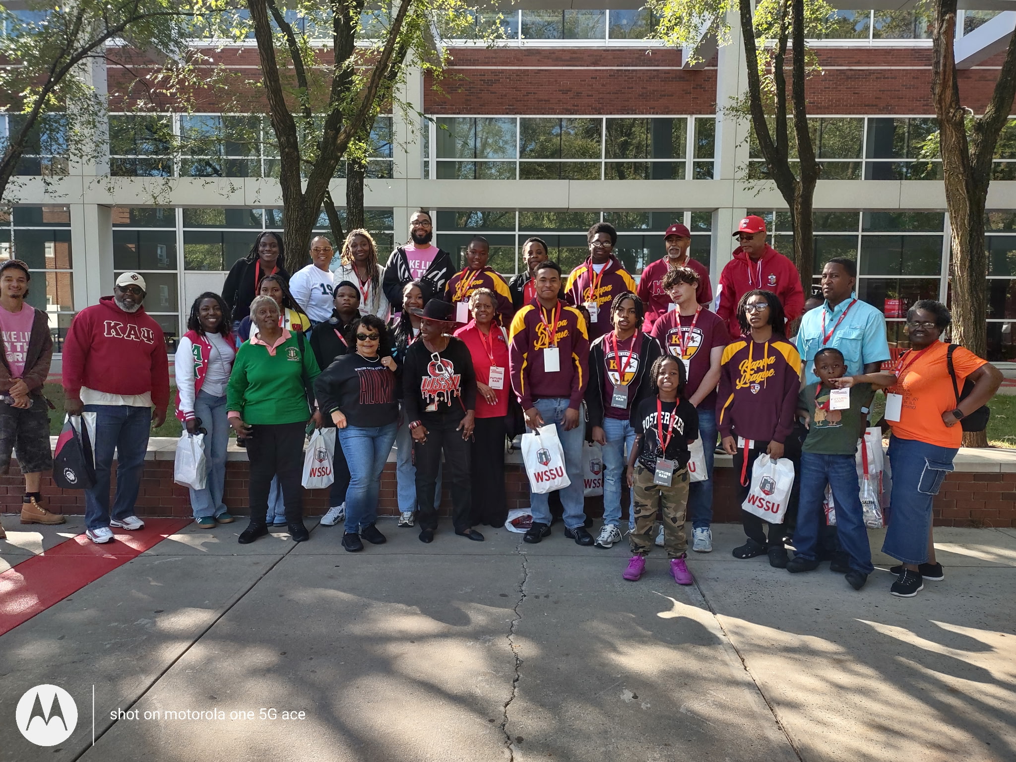 Local Fraternity Takes Students to WSSU Campus for College Exploration