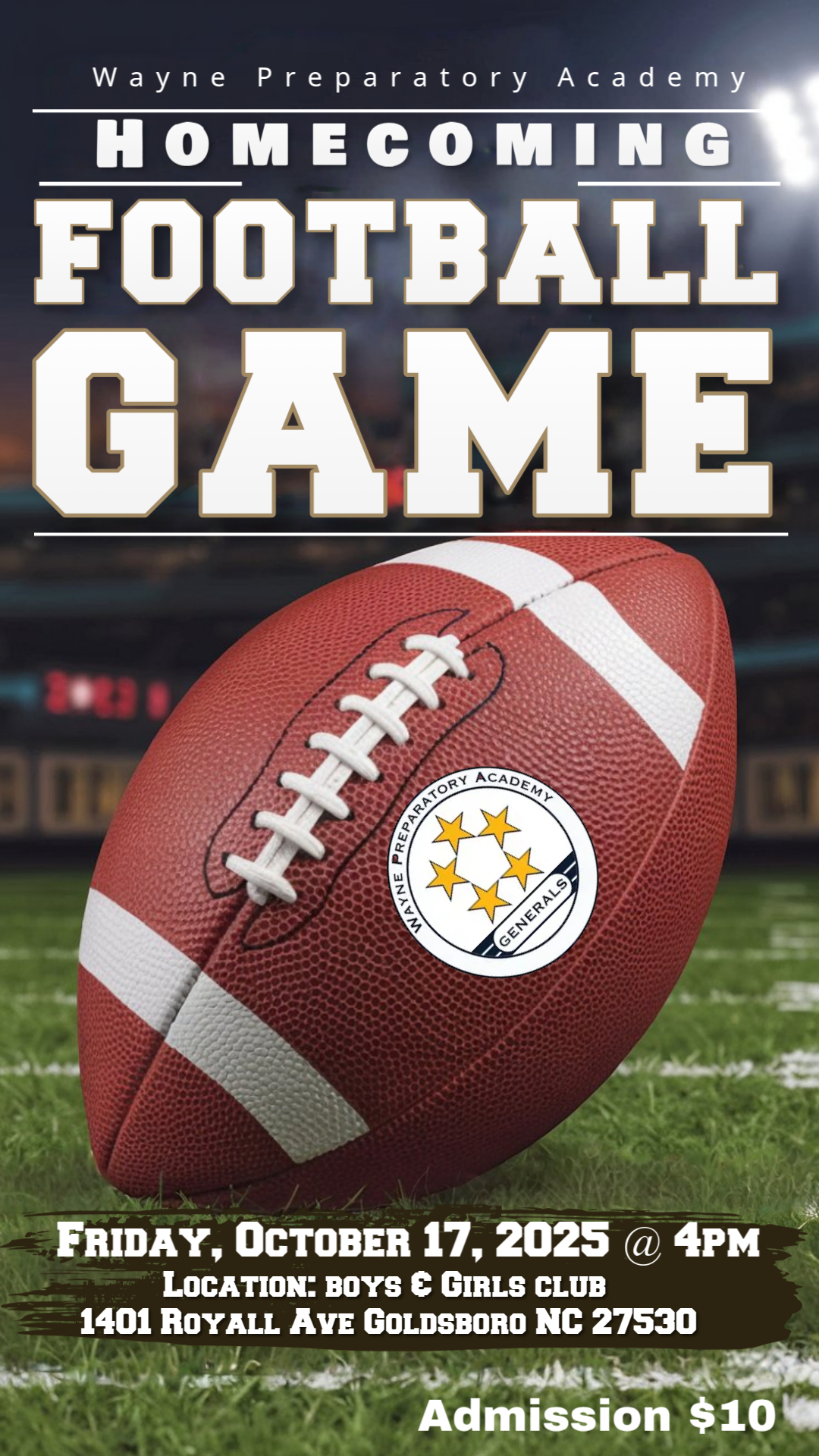 WPA Homecoming Football Game