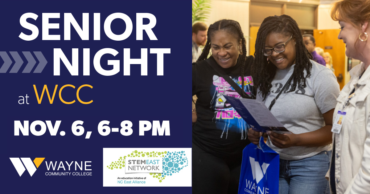 Wayne Community College to Host Senior Night with STEM Focus