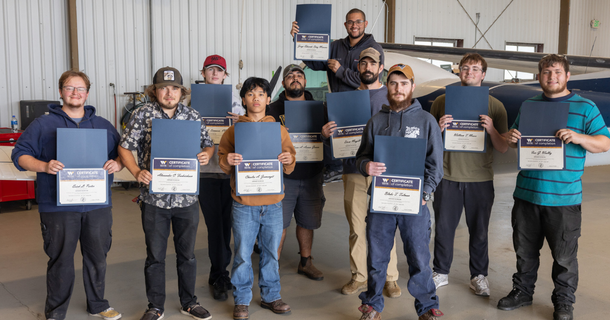 Wayne Community College Aviation Students Earn Federal Airframe Certificates
