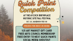 Arts Council Hosts Inaugural Plein Air Quick Paint Competition at Fall Festival