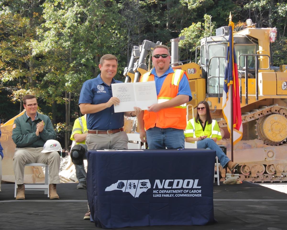 North Carolina Labor Commissioner Announces Safety Partnership for Hurricane Helene I-40 Reconstruction