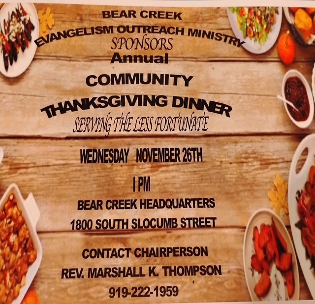 Community Thanksgiving Dinner