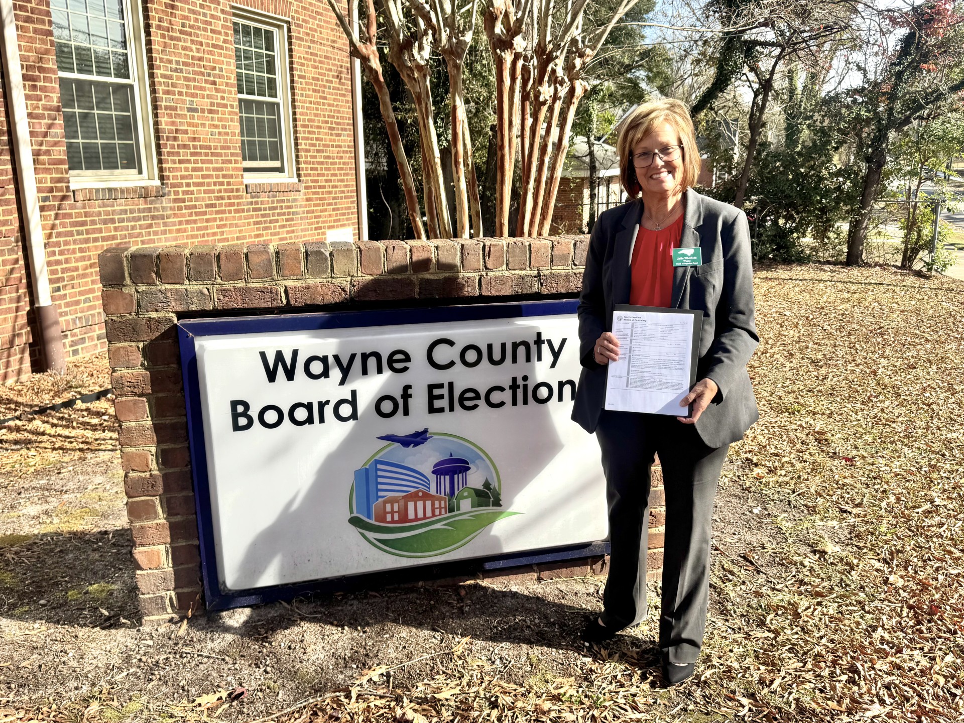 Julie Whitfield Files for Re-Election as Wayne County Clerk of Superior Court