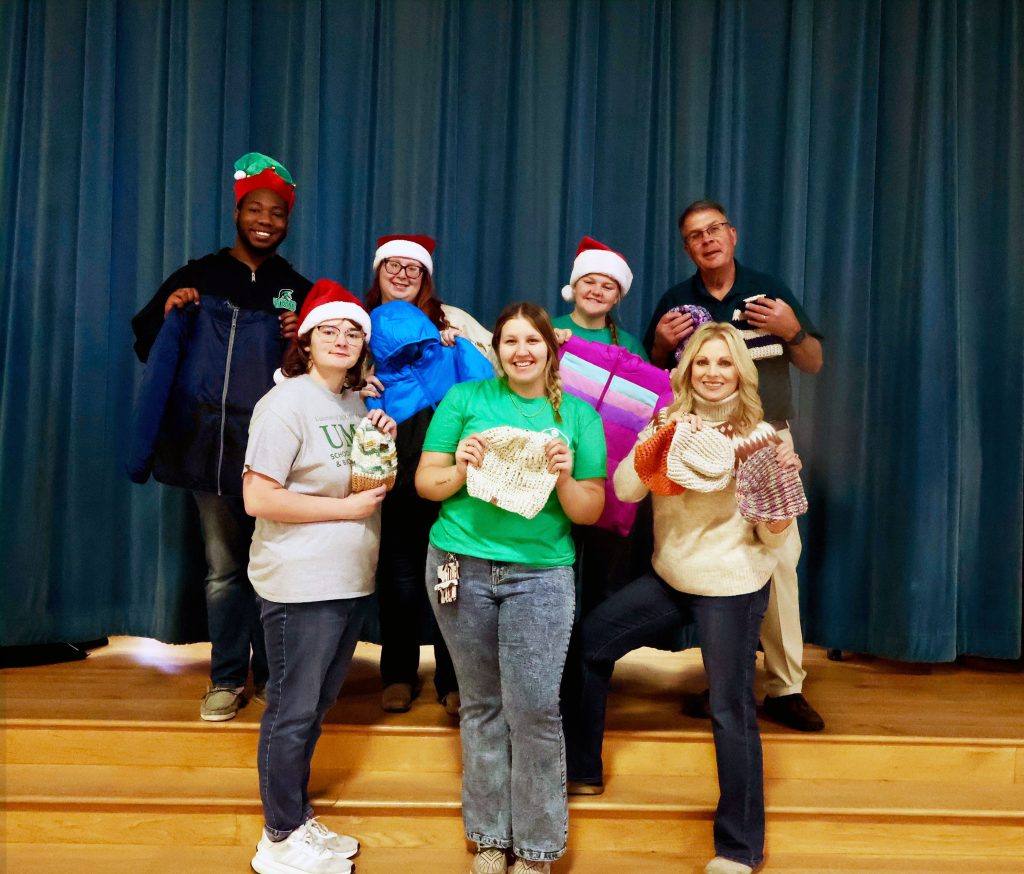 UMO Collegiate FFA Students Bring Warmth to Local School Children