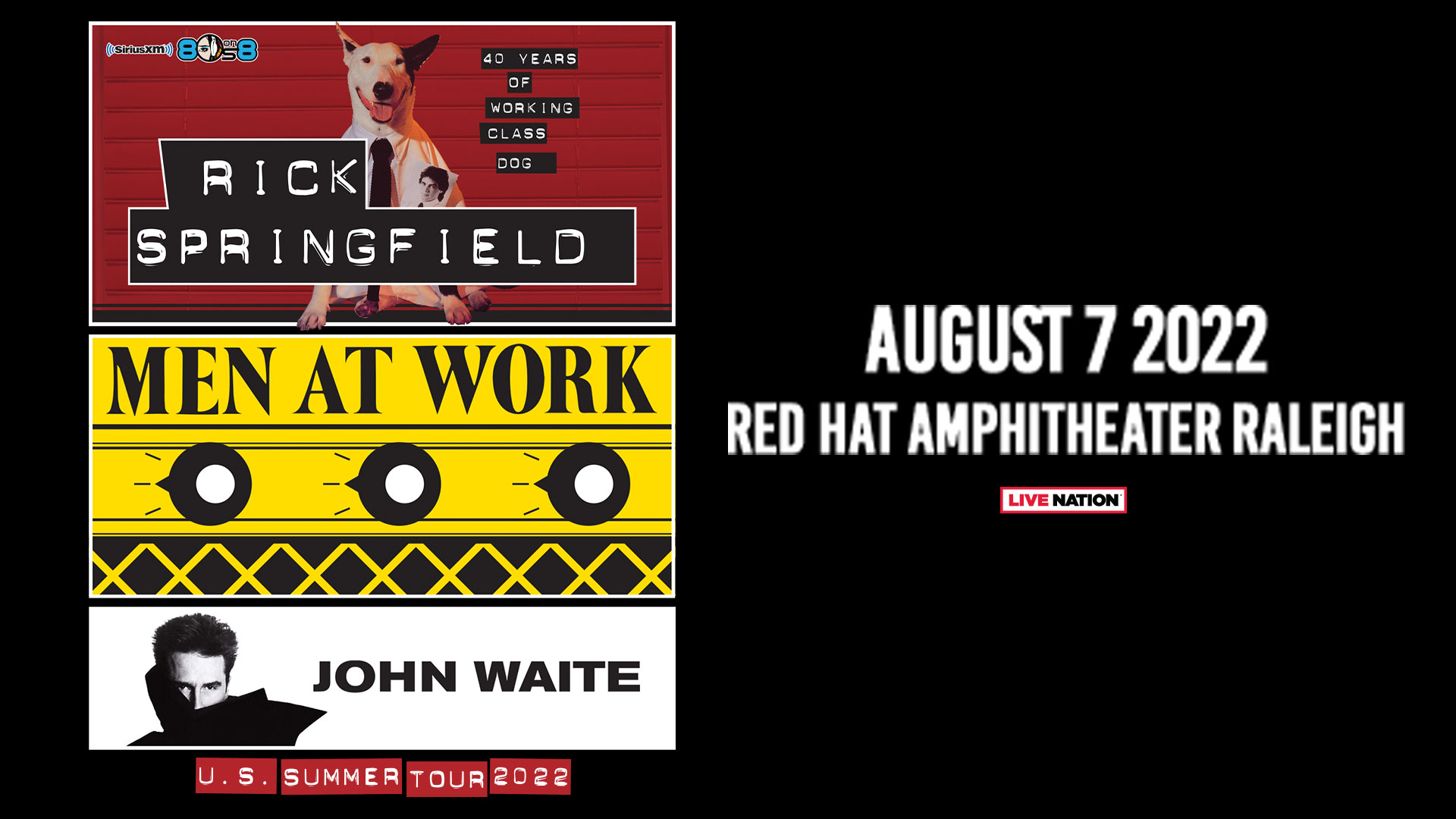 Rick Springfield at The Red Hat Amphitheater