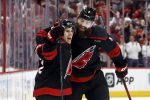 Stankoven strikes twice in playoff debut with Carolina as Hurricanes beat Devils